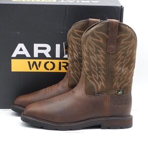SLD NEW Size 11.5 WIDE 2E Men's Ariat Groundbreaker MetGuard Wide Square Steel